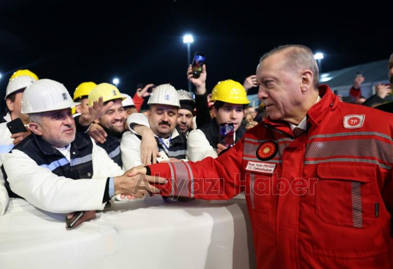 Cumhurbaşkanı Erdoğan'dan doğalgaz müjdesi