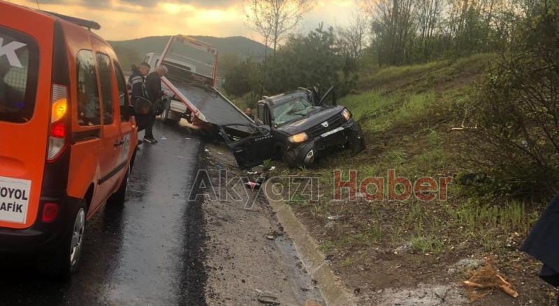 TEM Otoyolu'nda kaza: 3 ağır yaralı