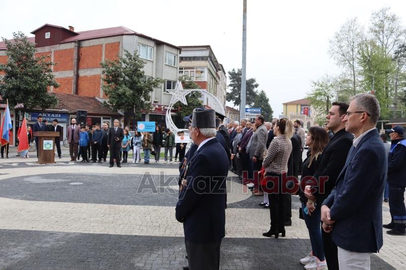 Akyazı'da 23 Nisan törenle kutlandı