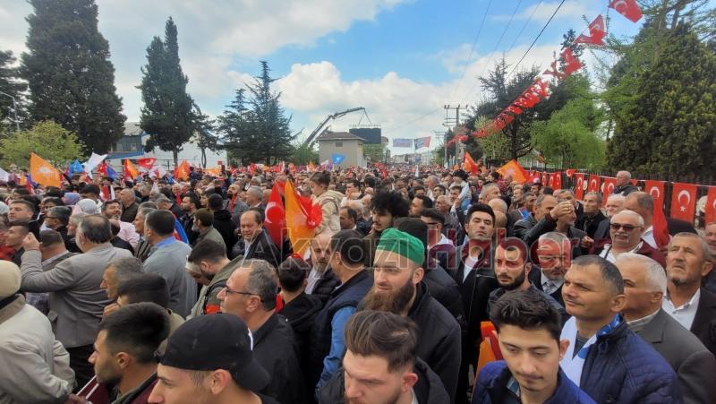 Cumhurbaşkanı Erdoğan Akyazı'da