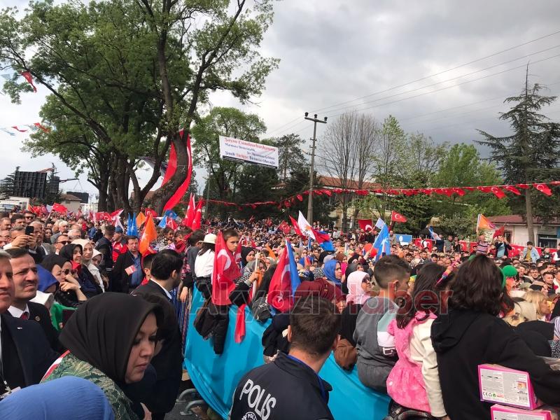 Cumhurbaşkanı Erdoğan Akyazı'da