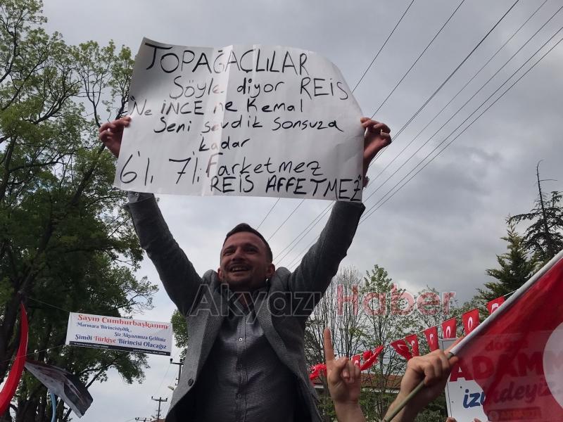 Cumhurbaşkanı Erdoğan Akyazı'da