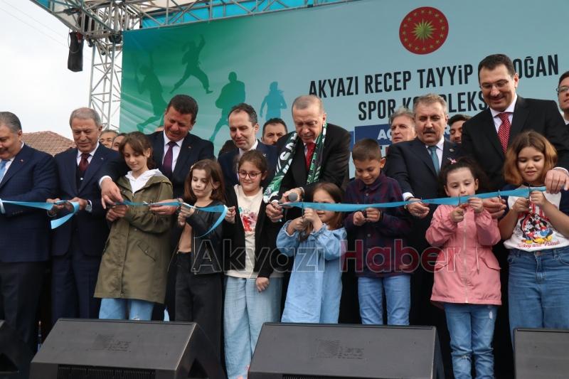 Cumhurbaşkanı Erdoğan Akyazı'da