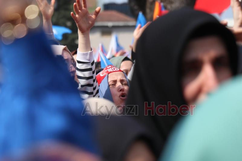 Cumhurbaşkanı Erdoğan Akyazı'da