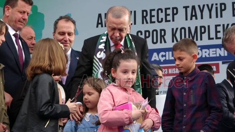 Cumhurbaşkanı Erdoğan Akyazı'da
