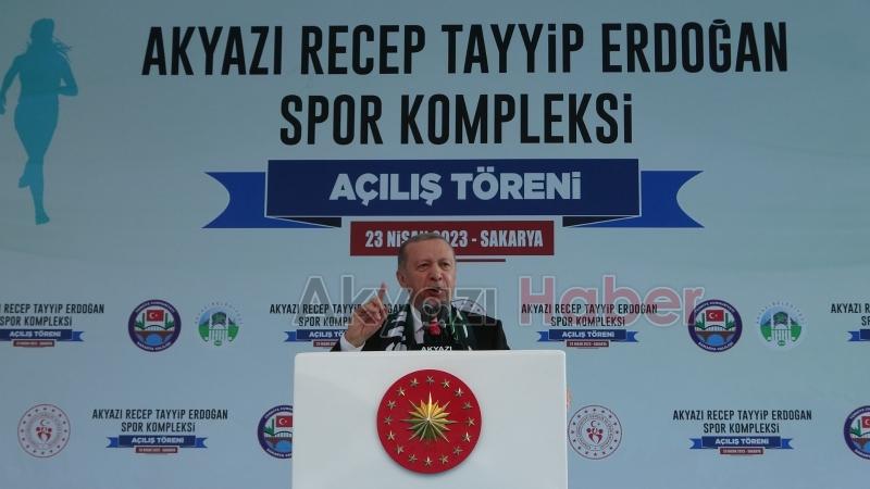 Cumhurbaşkanı Erdoğan Akyazı'da