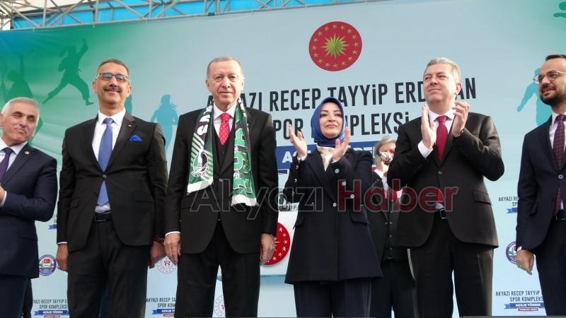 Cumhurbaşkanı Erdoğan Akyazı'da