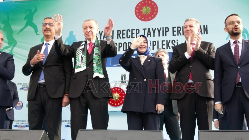 Cumhurbaşkanı Erdoğan Akyazı'da