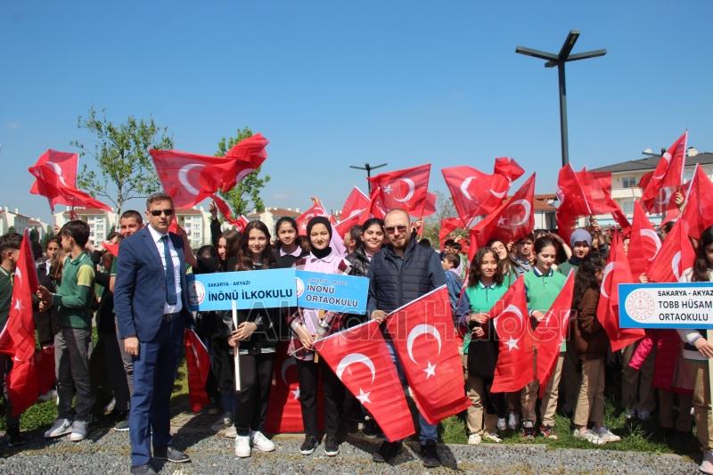 Akyazı'da 23 Nisan coşkuyla kutlandı