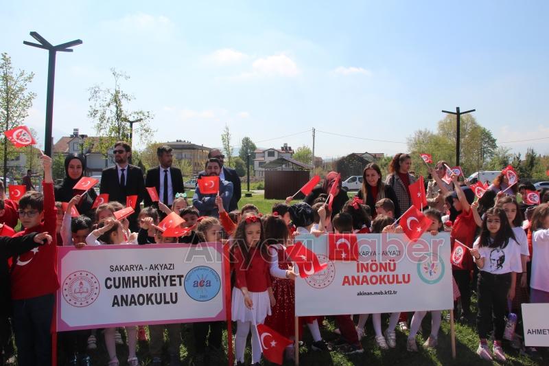 Akyazı'da 23 Nisan coşkuyla kutlandı