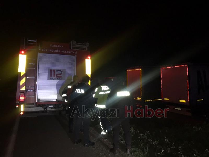 Şarampole uçan araçtan yaralı kurtuldu