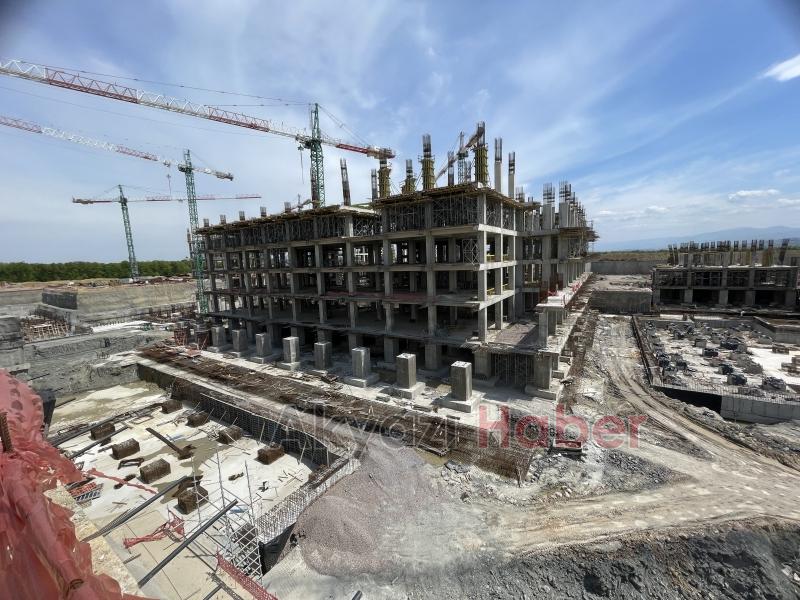 Sakarya Şehir Hastanesi inşaatı yüzde 40’a ulaştı