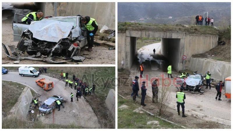 Sakaryalı aileden anne ve oğlu feci kazada öldü