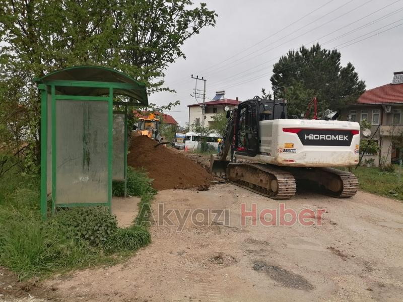 Büyükşehir'den Akyazı'da alt yapı çalışması