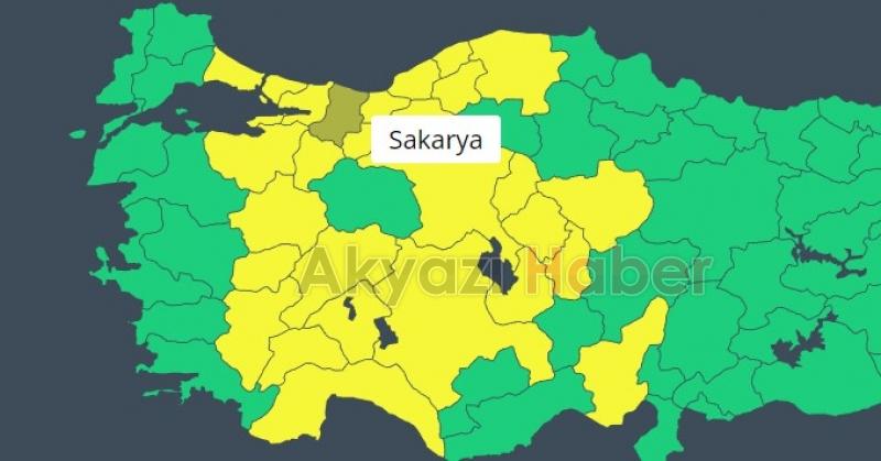 Sakarya için uyarı yapıldı