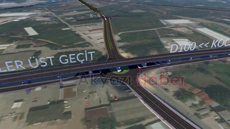 Yeni otoyol girişi ve duble yolun temeli atılıyor