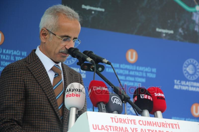 Karapürçek-Akyazı karayolunun temeli atıldı