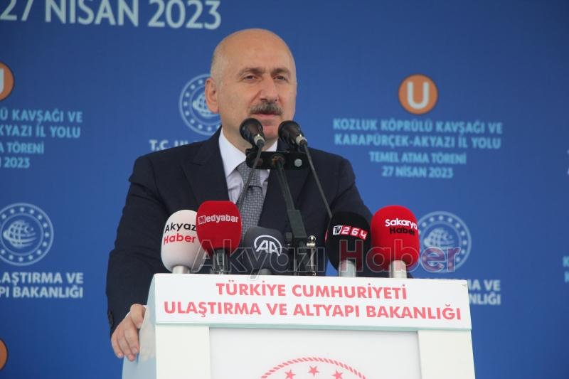 Karapürçek-Akyazı karayolunun temeli atıldı