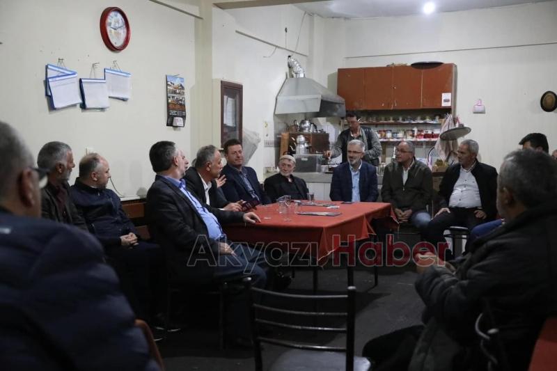 Ali İnci ve Murat Kaya, Akyazı'da vatandaşlarla buluştu