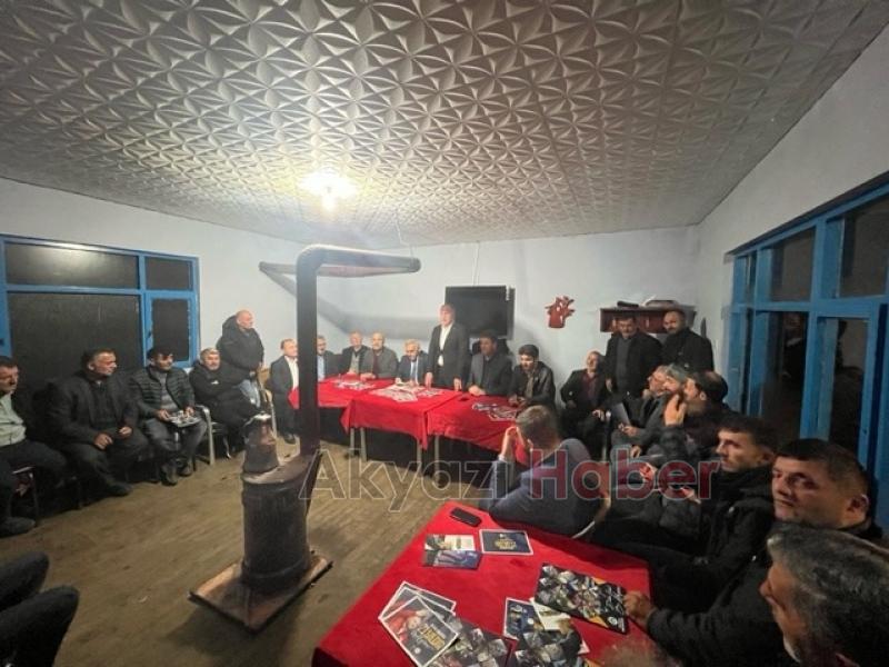 Ali İnci ve Murat Kaya, Akyazı'da vatandaşlarla buluştu