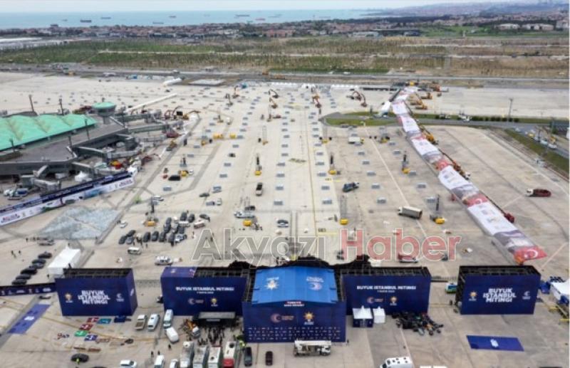 AK Parti'nin 'Büyük İstanbul Mitingi' için hazırlıklar sürüyor