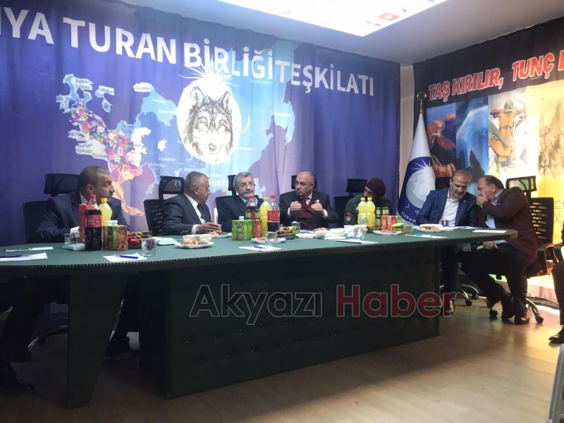 Dünya Turan Birliği Teşkilatı İlk Kongresi Akyazıda Yapıldı