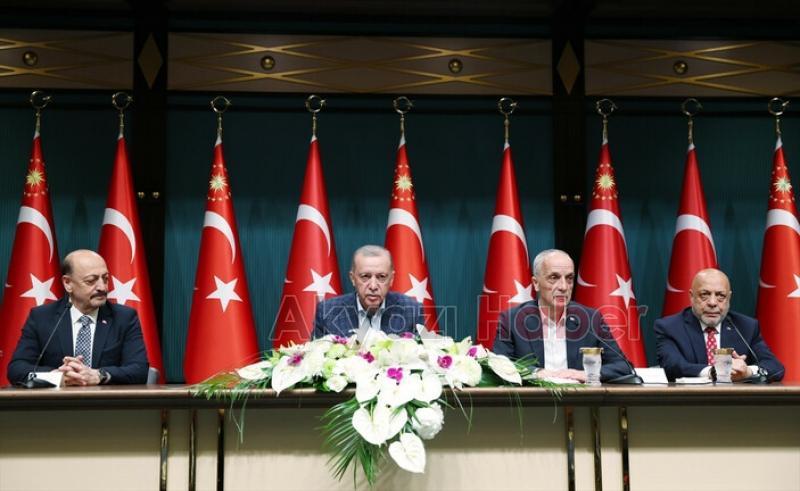 Cumhurbaşkanı Erdoğan açıkladı! Kamu işçisinin zam oranı belli oldu