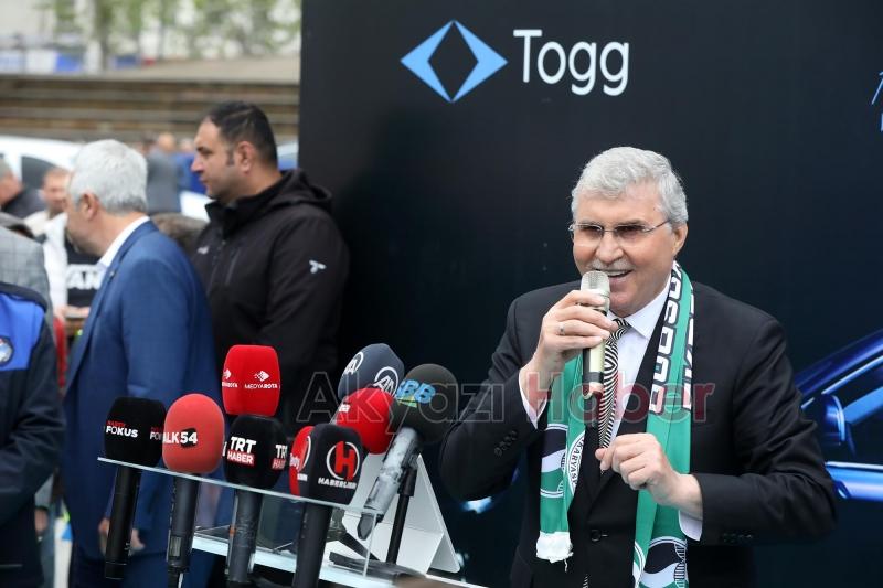 Yüce direksiyonda, Türkiye’nin gururu TOGG’a tarihi karşılama