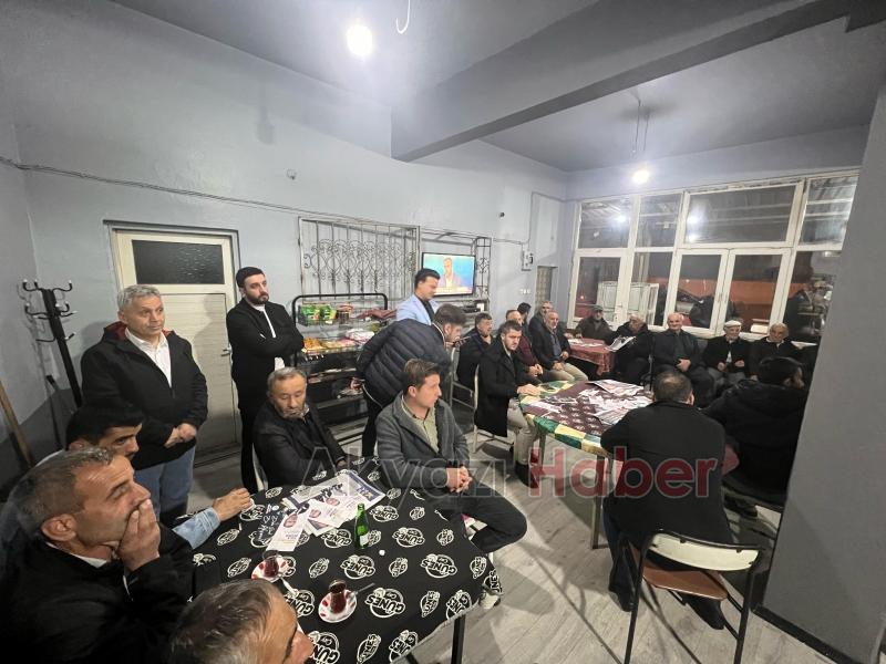 Ertuğrul Kocacık seçim çalışmasını 4 mahallede sürdürdü