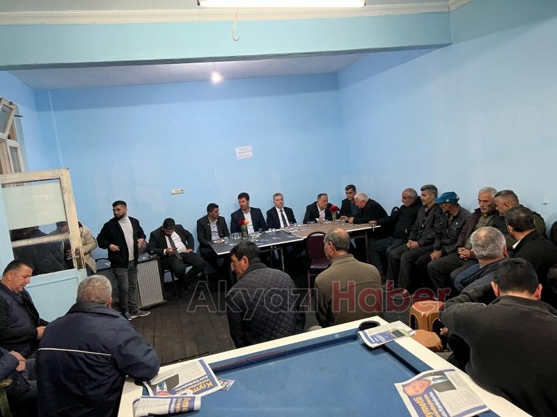 Ertuğrul Kocacık seçim çalışmasını 4 mahallede sürdürdü