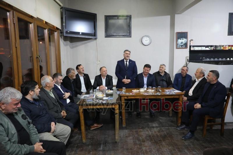 Kürşat Kılıç seçim çalışmasını 3 mahallede sürdürdü