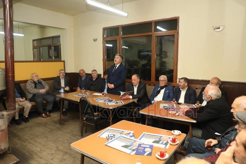 Kürşat Kılıç seçim çalışmasını 3 mahallede sürdürdü