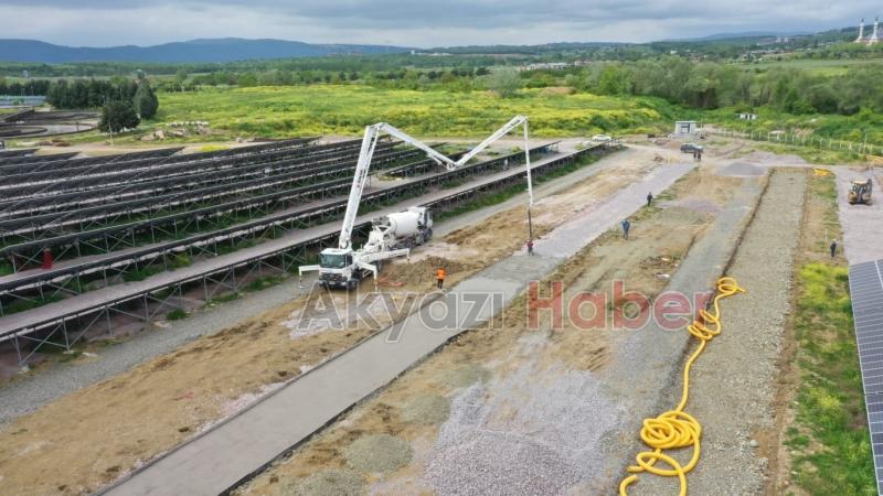Büyükşehirin projesinde son paneller kuruluyor