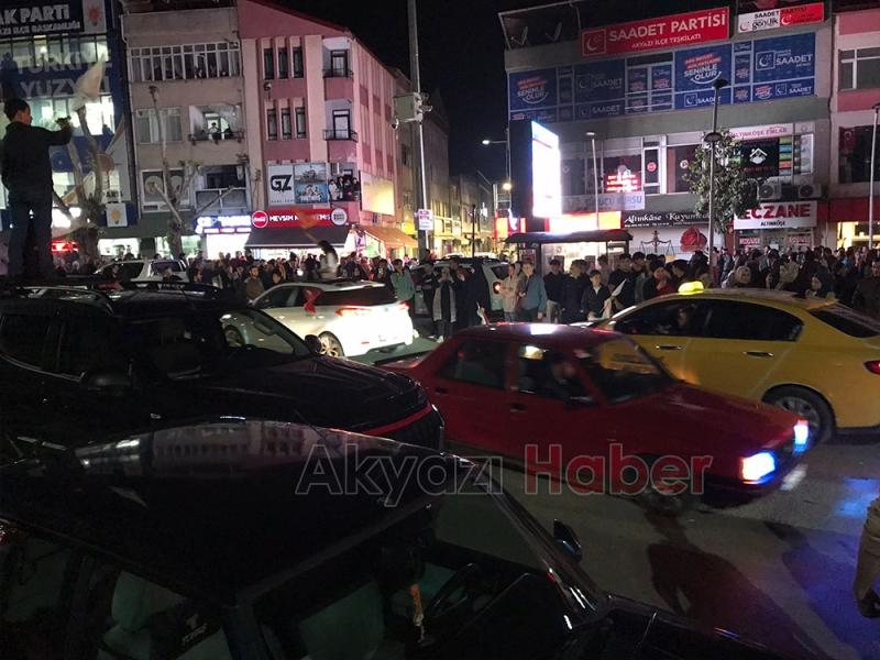 Erdoğan'ın ezip geçtiği Akyazı'da kutlamalar başladı