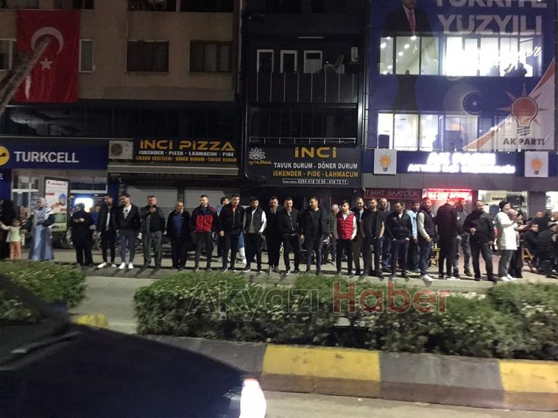 Erdoğan'ın ezip geçtiği Akyazı'da kutlamalar başladı