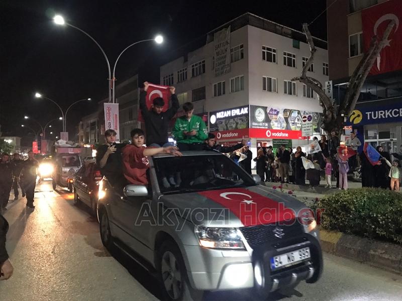 Erdoğan'ın ezip geçtiği Akyazı'da kutlamalar başladı