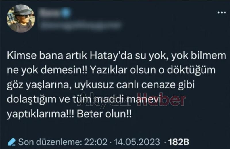 Seçimde beklediğini bulamayan muhalif seçmen Erdoğan'a oy verenlere kin kustu