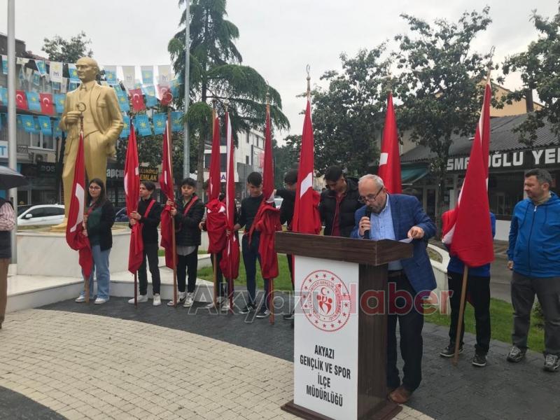 Akyazı'da 19 Mayıs Atatürk'ü Anma Gençlik ve Spor Bayramı kutlandı