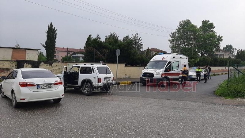 Pikap ile otomobilin çarpışması sonucu 2 kişi yaralandı