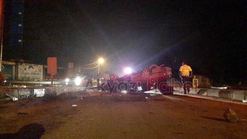 Ormanköy ışıklarında kaza 1 yaralı