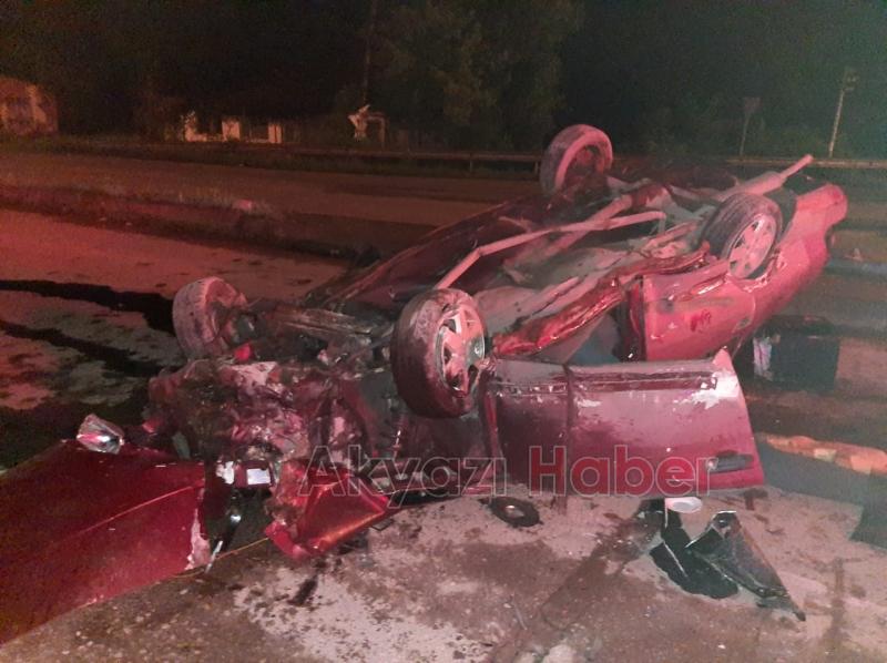 Ormanköy ışıklarında kaza 1 yaralı