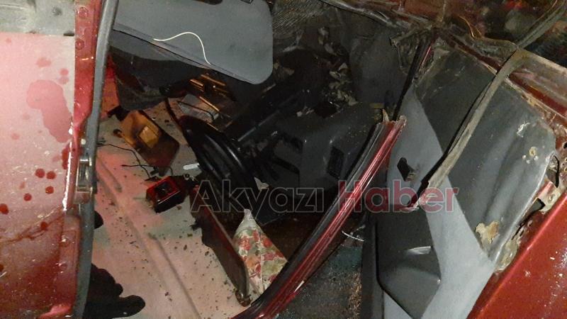 Ormanköy ışıklarında kaza 1 yaralı