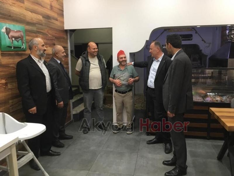 Cumhur İttifakı İlçe Başkanlarından esnaf ve halk ziyaretleri