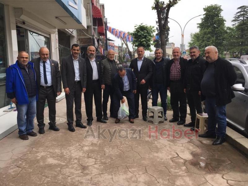 Cumhur İttifakı İlçe Başkanlarından esnaf ve halk ziyaretleri