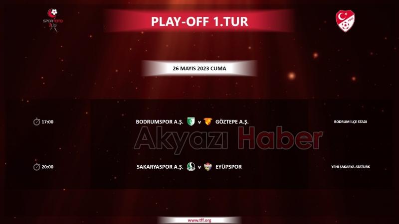 Sakaryaspor Play off maçının günü belli oldu