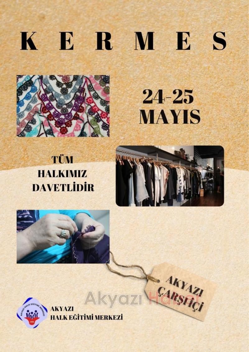 Akyazı Halk Eğitim Merkezi Kermesine Davet