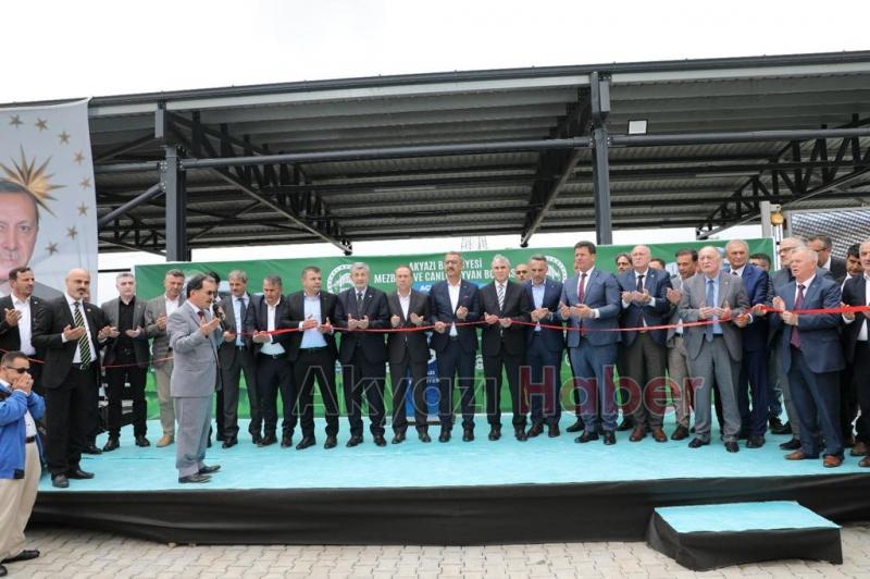 Akyazı Mezbaha ve Canlı Hayvan Borsası hizmete girdi