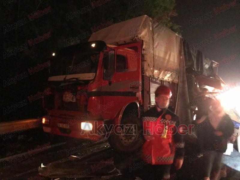 Anadolu Otoyolu'nda paramparça olan bu tırın kupasından sağ çıktı