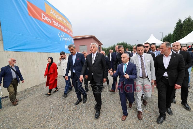 Akyazı Atıksu Arıtma Tesisi'nin lansmanında yeni müjde