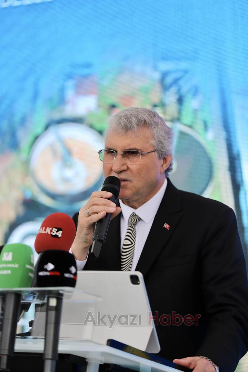 Akyazı Atıksu Arıtma Tesisi'nin lansmanında yeni müjde